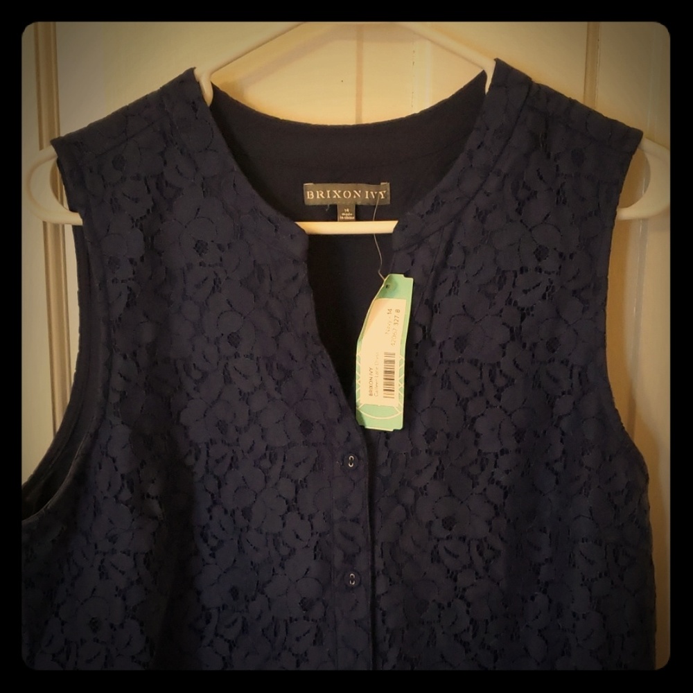 Brixton Ivy Blue Lace Dress